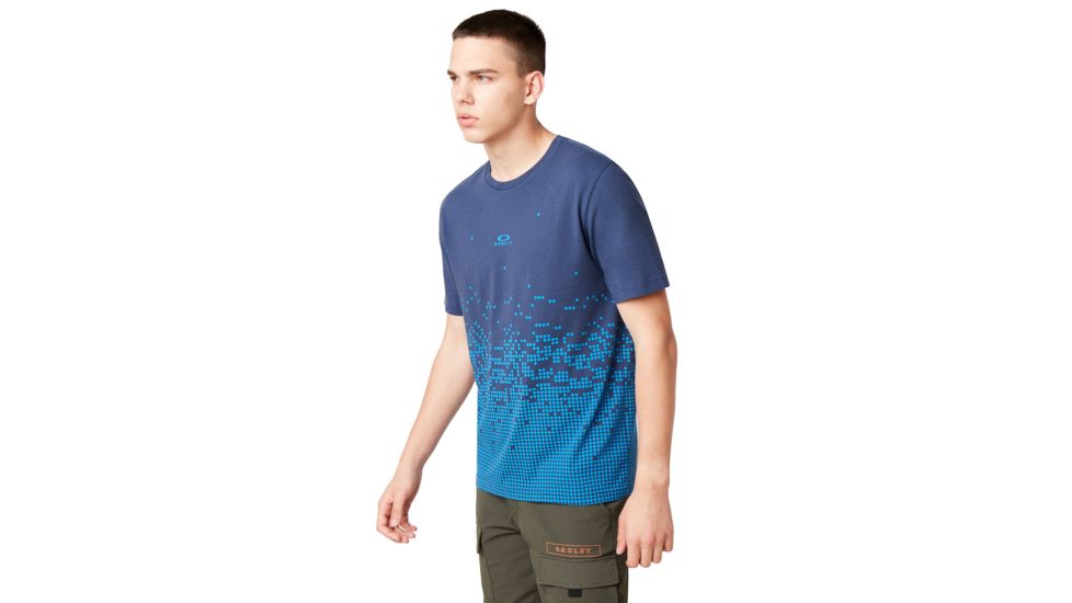 Oakley Digital Tee - Mens, Foggy Blue, Large, 457926-6FB-L