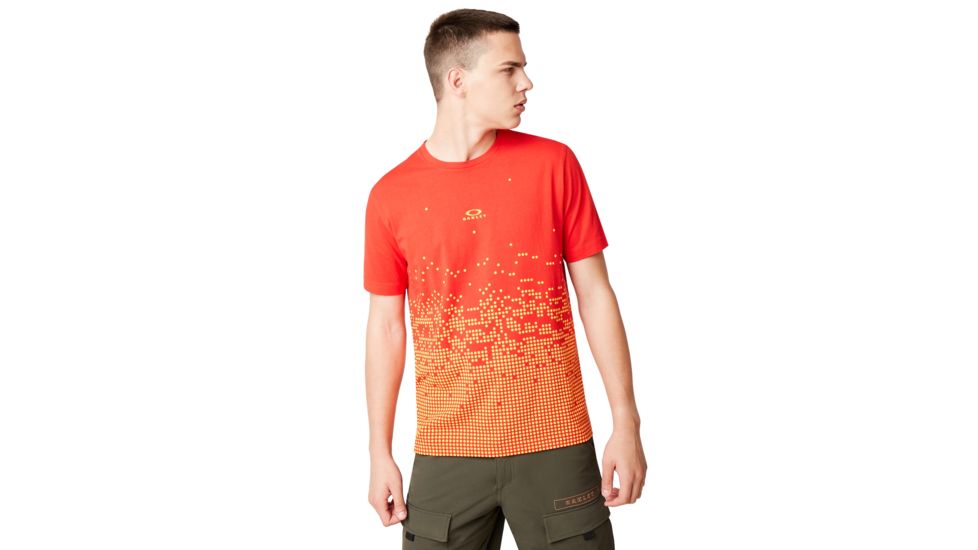 Oakley Digital Tee - Mens, High Risk Red, Medium, 457926-43A-M