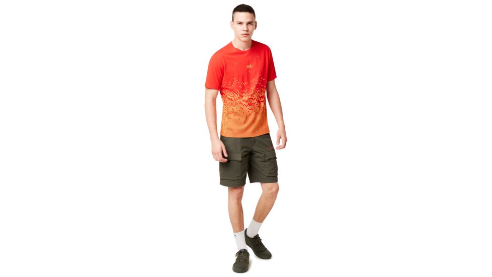 Oakley Digital Tee - Mens, High Risk Red, Medium, 457926-43A-M