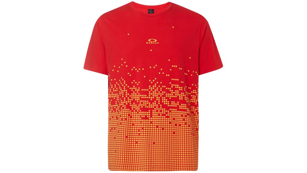 Oakley Digital Tee - Mens, High Risk Red, Medium, 457926-43A-M