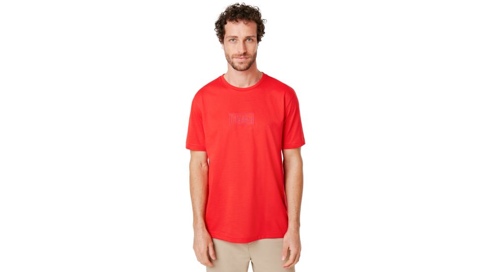 Oakley Oakley Embroideried Tee - Mens, High Risk Red, Extra Large, 457863-43A-XL
