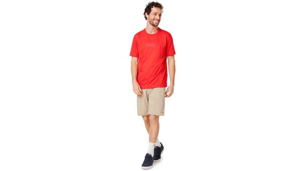 Oakley Oakley Embroideried Tee - Mens, High Risk Red, Extra Large, 457863-43A-XL