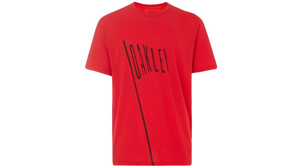 Oakley Flag Up Tee - Mens, Red Line, 2XL, 457542-465-XXL