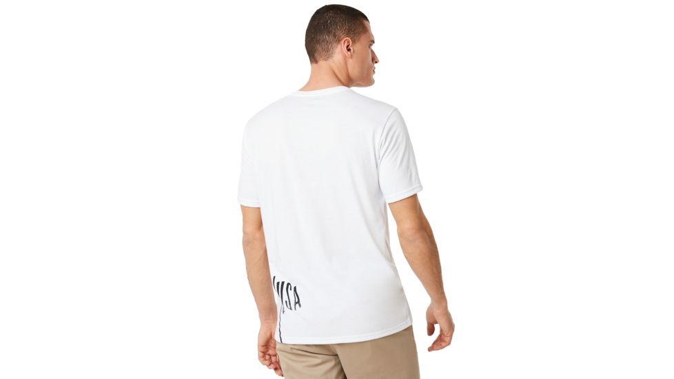 Oakley Flag Up Tee - Mens, White, 2XL, 457542-100-XXL