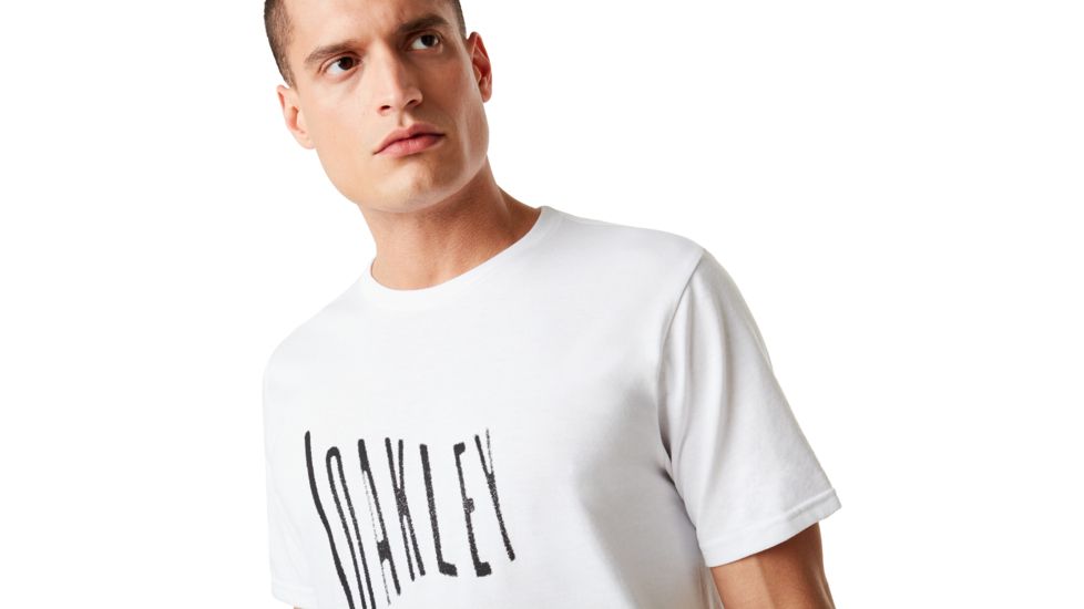Oakley Flag Up Tee - Mens, White, 2XL, 457542-100-XXL