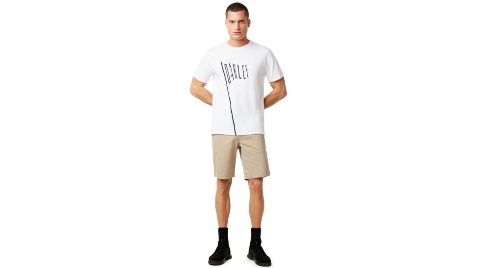Oakley Flag Up Tee - Mens, White, 2XL, 457542-100-XXL