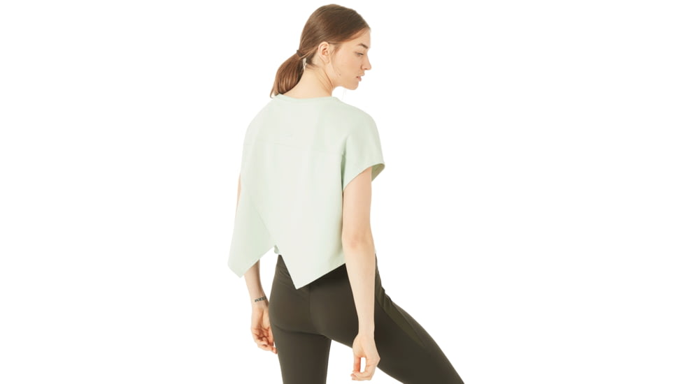 Oakley Luxe Crop Top - Women's, Aqua Foam, Small/Medium, 532346-7B4-S/M