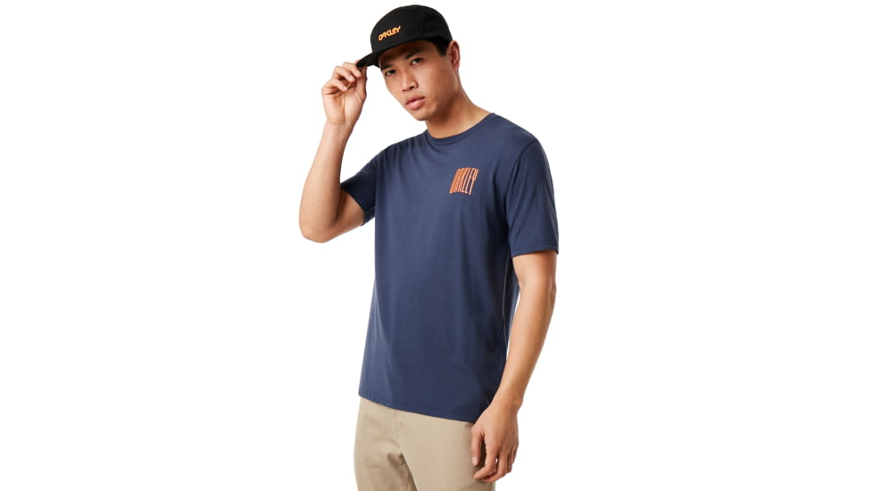 Oakley Stretch Tee - Mens, Foggy Blue, 2XL, 457545-6FB-XXL