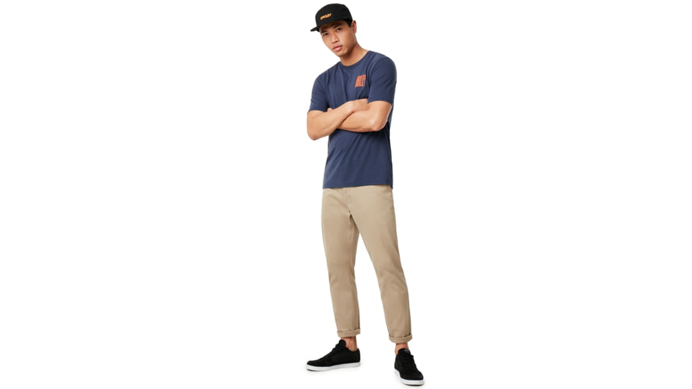 Oakley Stretch Tee - Mens, Foggy Blue, 2XL, 457545-6FB-XXL