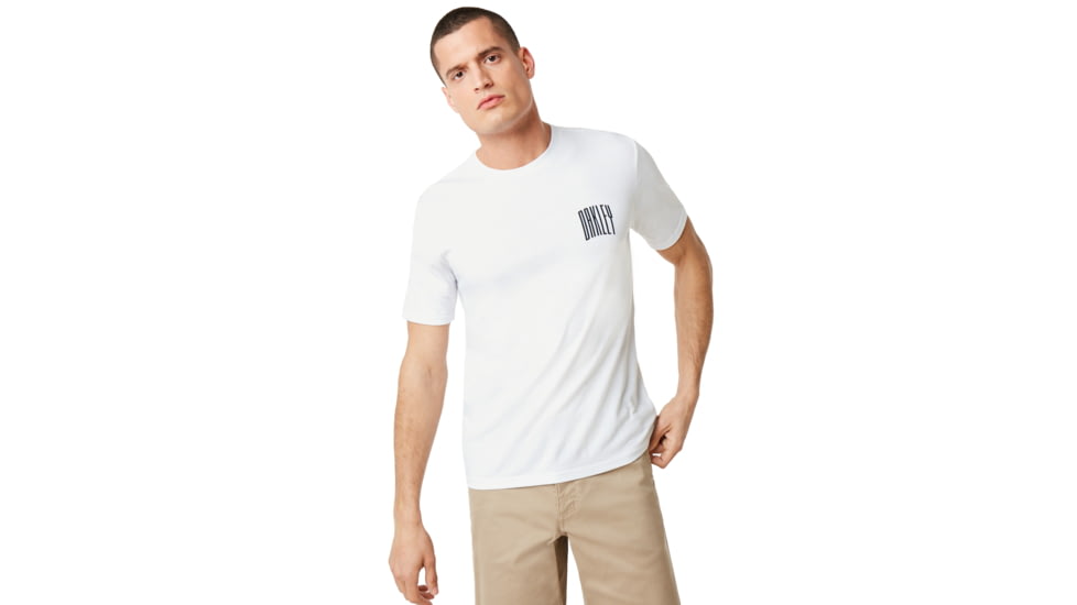 Oakley Stretch Tee - Mens, White, Extra Large, 457545-100-XL