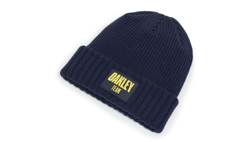 Oakley Team Patch Beanie - Mens, Strong Violet, One Size, 912184-86D-86D-U