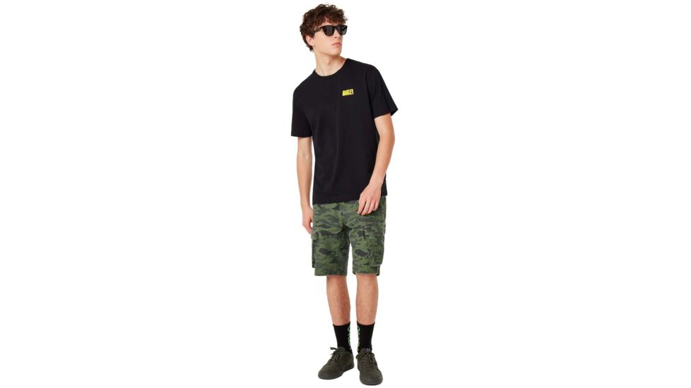 Oakley Team Tee - Mens, Blackout, Large, 457867-02E-L