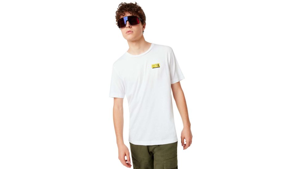 Oakley Team Tee - Mens, White, Large, 457867-100-L