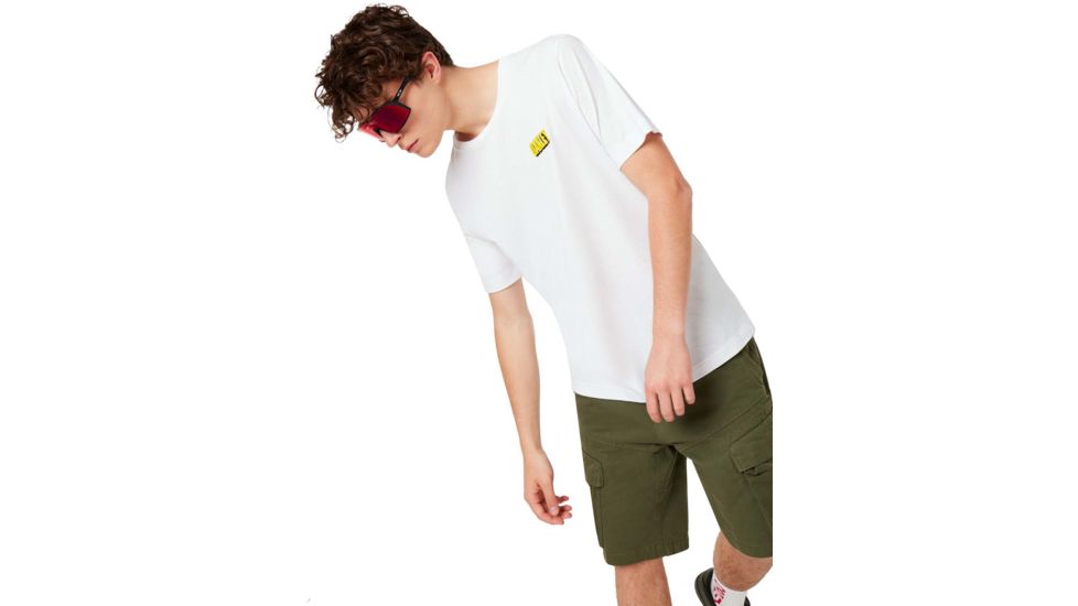 Oakley Team Tee - Mens, White, Large, 457867-100-L
