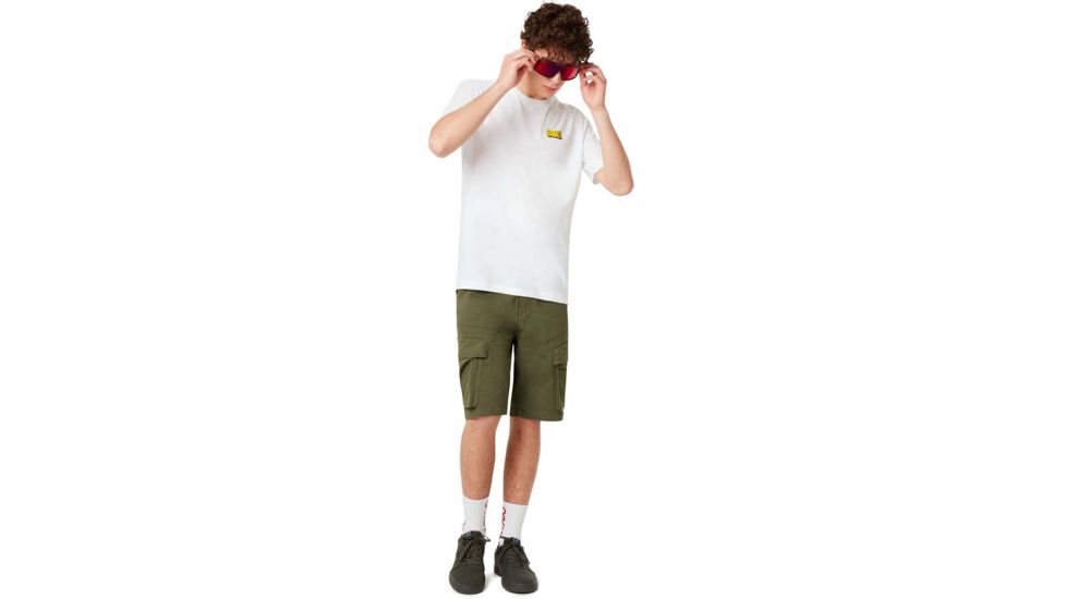 Oakley Team Tee - Mens, White, Large, 457867-100-L