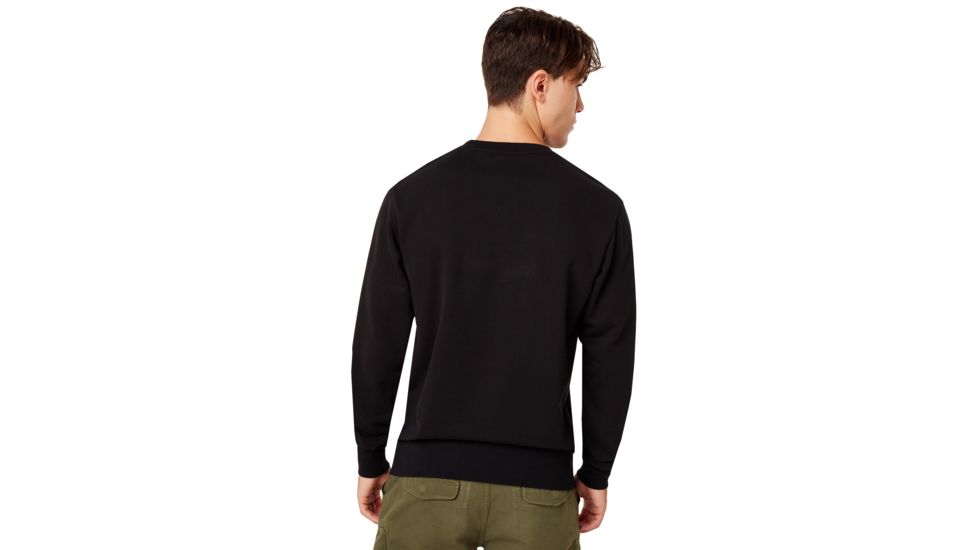 Oakley Oakley Tridimensional Crewneck - Mens, Blackout, Small, 472569-02E-S