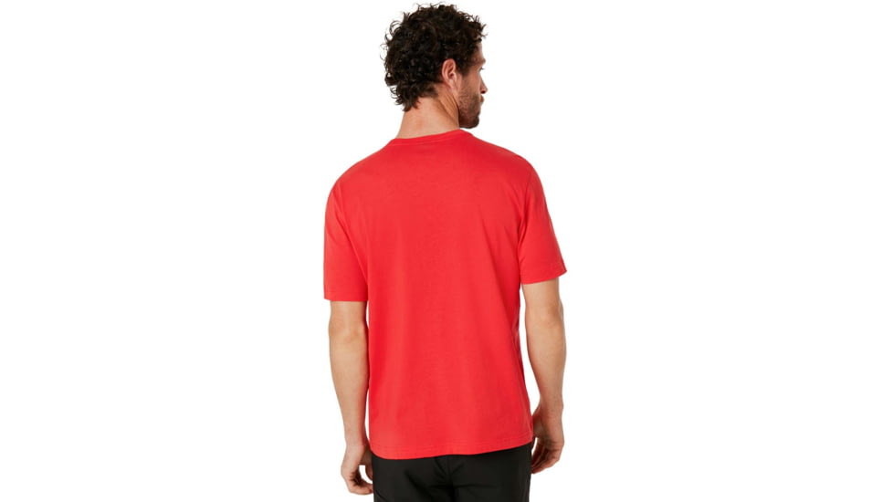 Oakley Oakley Tridimensional Tee - Mens, High Risk Red, Small, 457892-43A-S