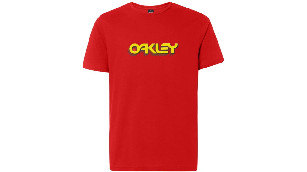 Oakley Tridimensional Tee - Men's, High Risk Red, 2XL, 457892-43A-XXL