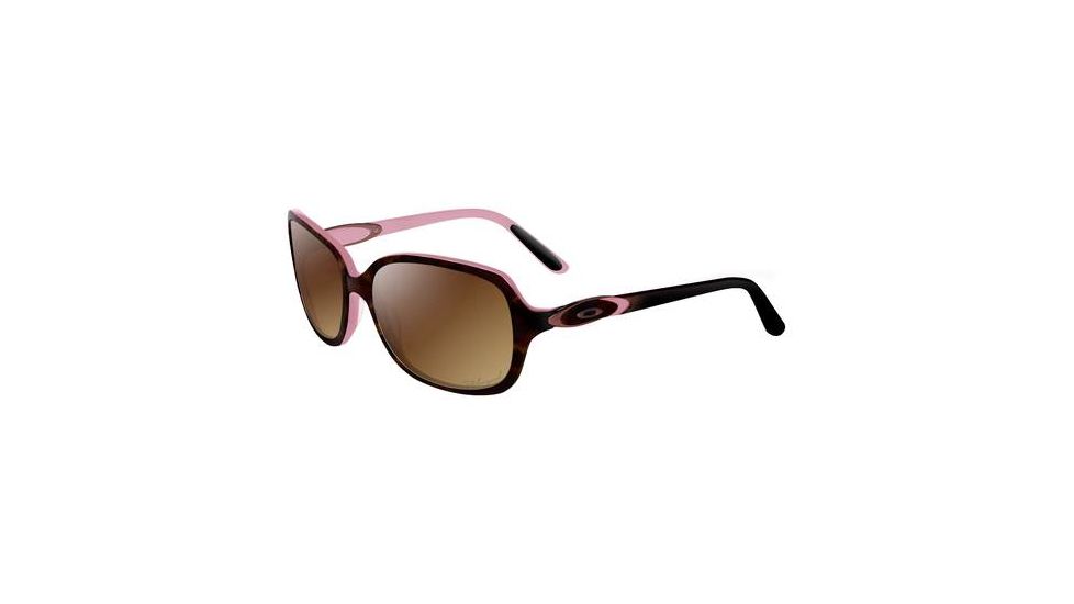 Oakley Obligation Sunglasses, Pink Havana Frame, Bronze Lens, Polarized OO2034-05