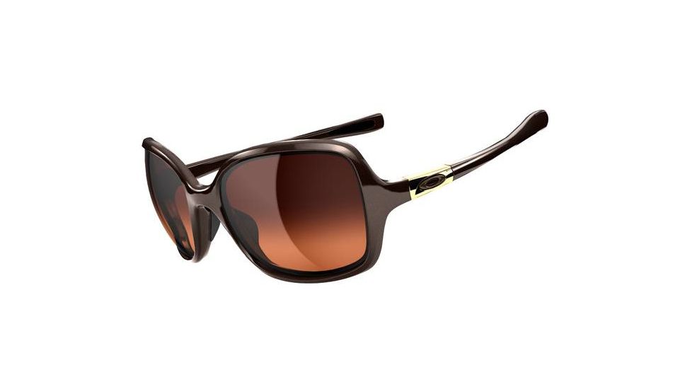 Oakley Obsessed Sunglasses - Chocolate Sin Frame and Dark Brown Gradient Lens OO9192-08