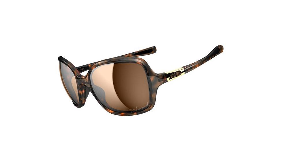Oakley Obsessed Sunglasses - Tortoise Frame and Bronze Polarized Lens OO9192-07