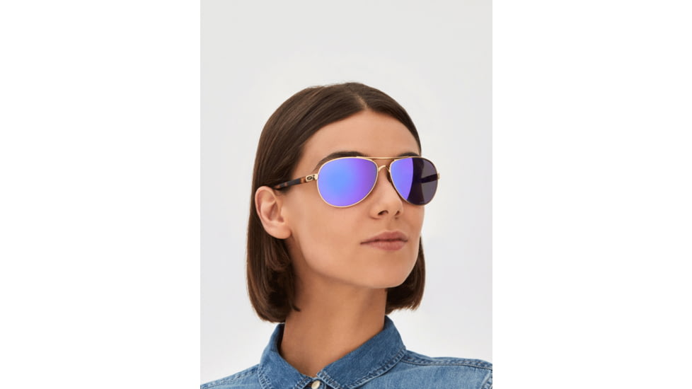 Oakley OO4079 Feedback Sunglasses - Women's, Satin Gold, 59, OO4079-407939-59