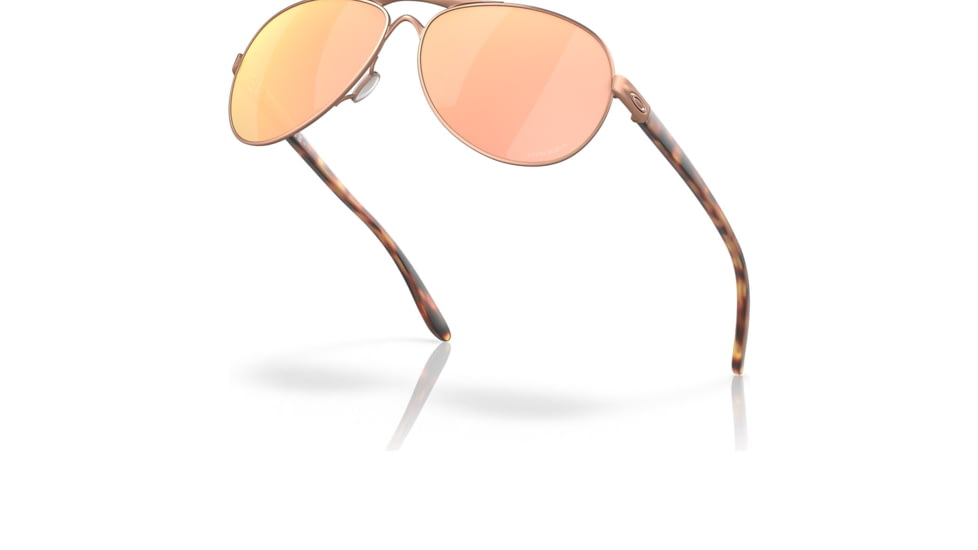 Oakley OO4079 Feedback Sunglasses - Womens, Satin Rose Gold Frame, Prizm Rose Gold Lens, 59, OO4079-407944-59