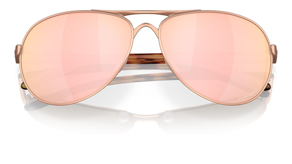 Oakley OO4079 Feedback Sunglasses - Womens, Satin Rose Gold Frame, Prizm Rose Gold Lens, 59, OO4079-407944-59