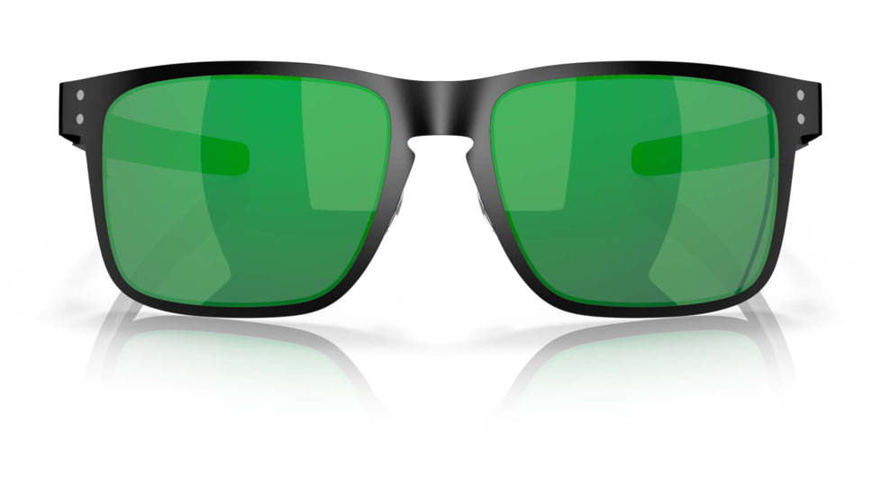 Oakley OO4123 Sunglasses 412304-55 - Matte Black Frame, Jade Iridium Lenses