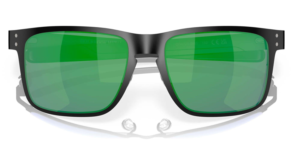 Oakley OO4123 Sunglasses 412304-55 - Matte Black Frame, Jade Iridium Lenses