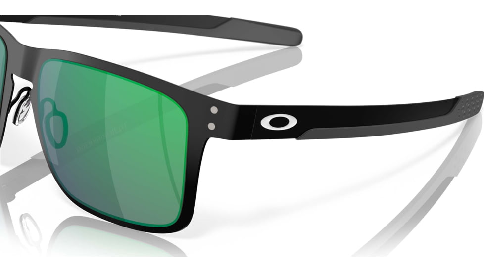 Oakley OO4123 Sunglasses 412304-55 - Matte Black Frame, Jade Iridium Lenses