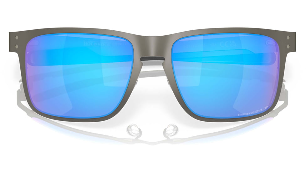 Oakley OO4123 Sunglasses 412307-55 - Matte Gunmetal Frame, Prizm Sapphire Polarized Lenses