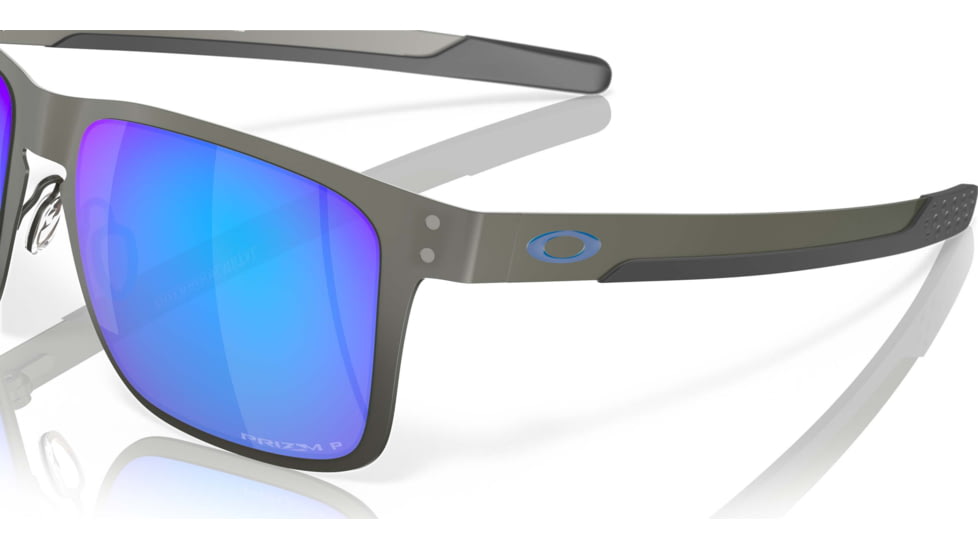 Oakley OO4123 Sunglasses 412307-55 - Matte Gunmetal Frame, Prizm Sapphire Polarized Lenses