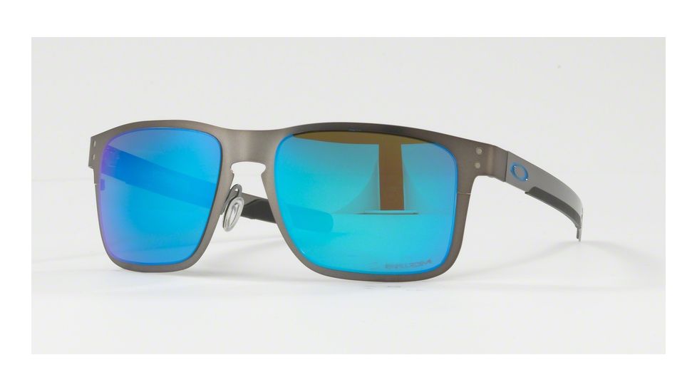 Oakley HOLBROOK METAL OO4123 Progressive Prescription Sunglasses OO4123-412307-55 - Lens Diameter 55 mm, Frame Color Matte Gunmetal