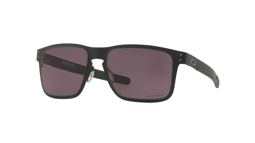 Oakley HOLBROOK METAL OO4123 Progressive Prescription Sunglasses OO4123-412311-55 - Lens Diameter 55 mm, Frame Color Matte Black