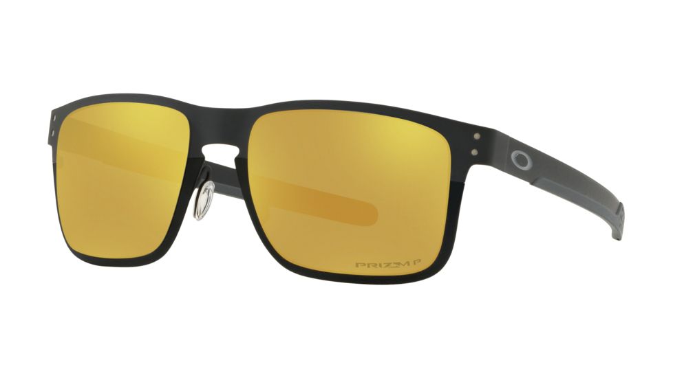 Oakley OO4123 Sunglasses 412320-55 - Polished Black Frame, Prizm 24k Polarized Lenses
