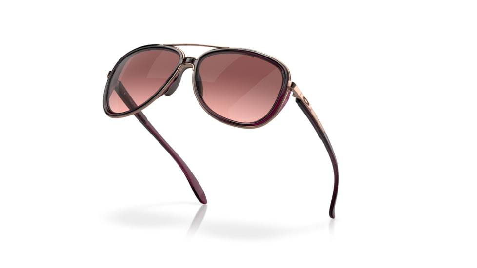 Oakley OO4129 Split Time Sunglasses - Women's, Crystal Raspberry Frame, G40 Black Gradient Lenses, 412902-58