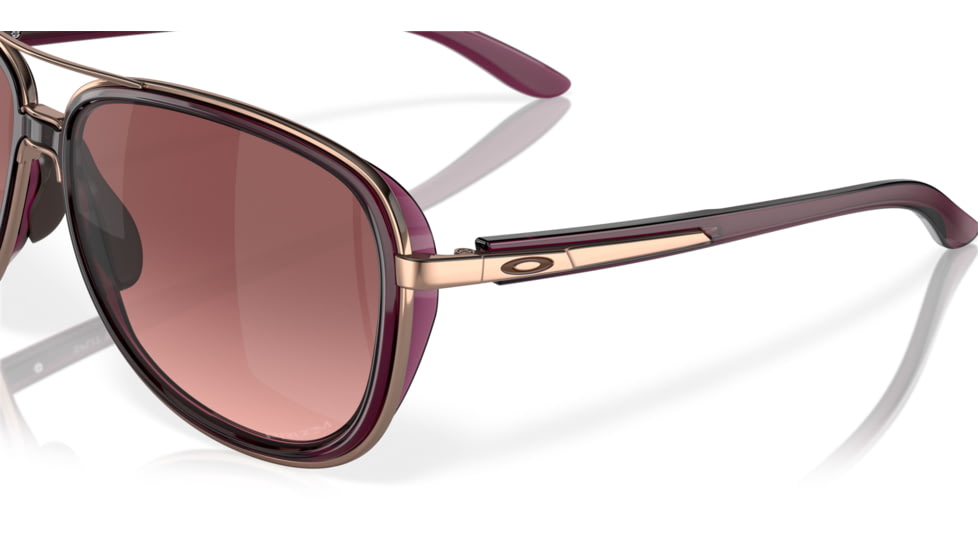 Oakley OO4129 Split Time Sunglasses - Women's, Crystal Raspberry Frame, G40 Black Gradient Lenses, 412902-58