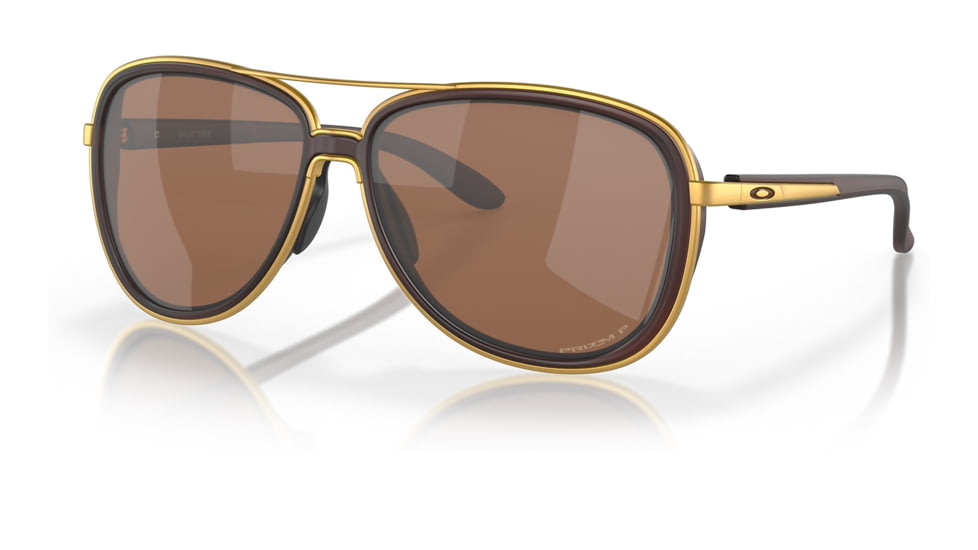 Oakley OO4129 Split Time Sunglasses - Womens, Matte Rootbeer Frame, Prizm Tungsten Polarized Lens, 58, OO4129-412922-58