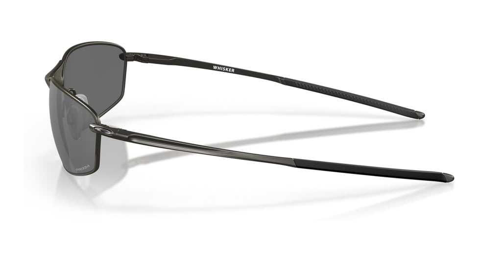 Oakley OO4141 Whisker Sunglasses - Mens, Carbon Frame, Prizm Black Lens, 60, OO4141-414101-60