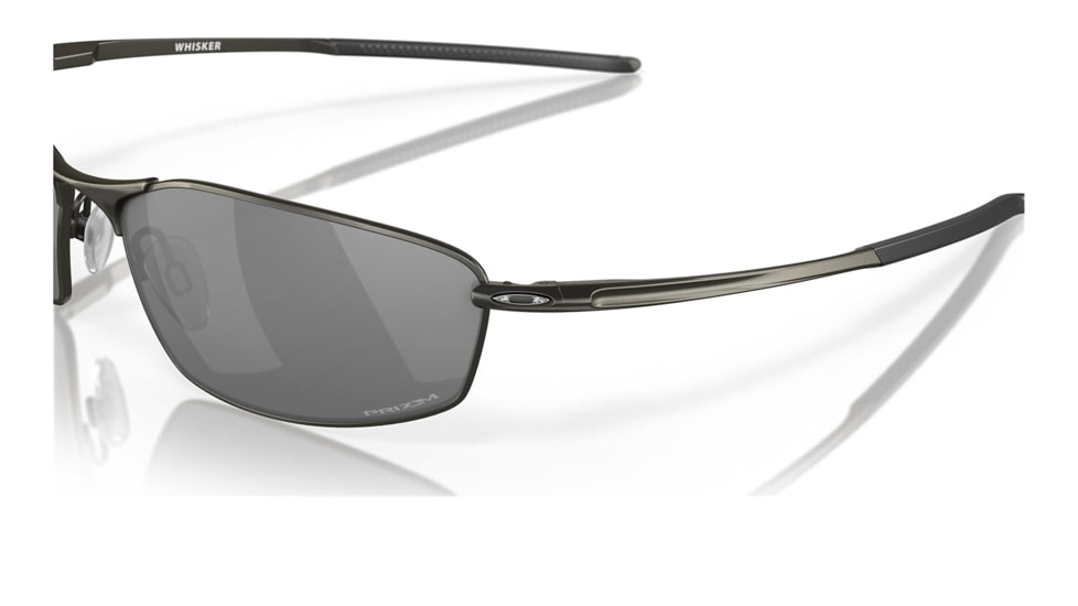 Oakley OO4141 Whisker Sunglasses - Men's, Carbon Frame, Prizm Black Lens, 60, OO4141-414101-60