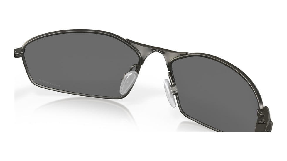 Oakley OO4141 Whisker Sunglasses - Mens, Carbon Frame, Prizm Black Lens, 60, OO4141-414101-60