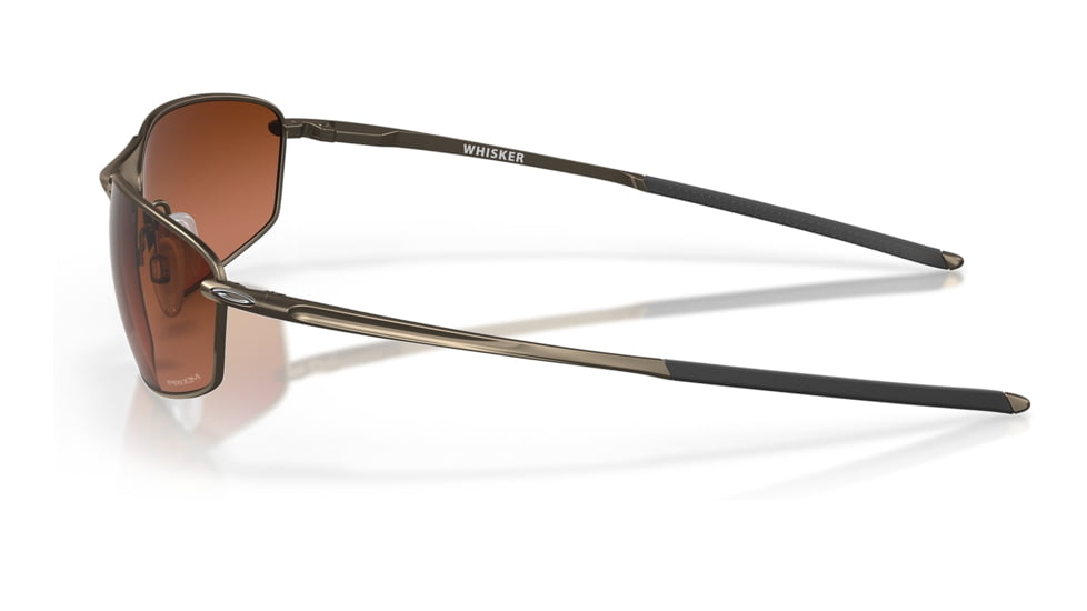 Oakley OO4141 Whisker Sunglasses - Mens, Pewter Frame, Prizm Brown Gradient Lens, 60, OO4141-414109-60
