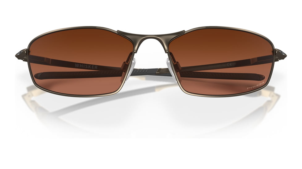 Oakley OO4141 Whisker Sunglasses - Mens, Pewter Frame, Prizm Brown Gradient Lens, 60, OO4141-414109-60