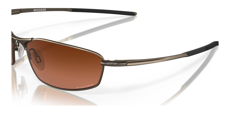 Oakley OO4141 Whisker Sunglasses - Men's, Pewter Frame, Prizm Brown Gradient Lens, 60, OO4141-414109-60