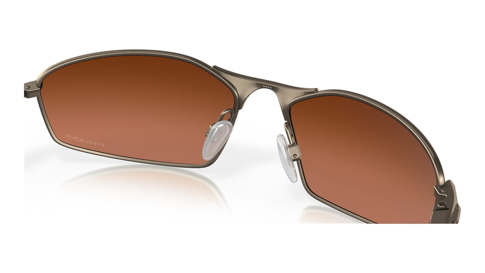 Oakley OO4141 Whisker Sunglasses - Mens, Pewter Frame, Prizm Brown Gradient Lens, 60, OO4141-414109-60