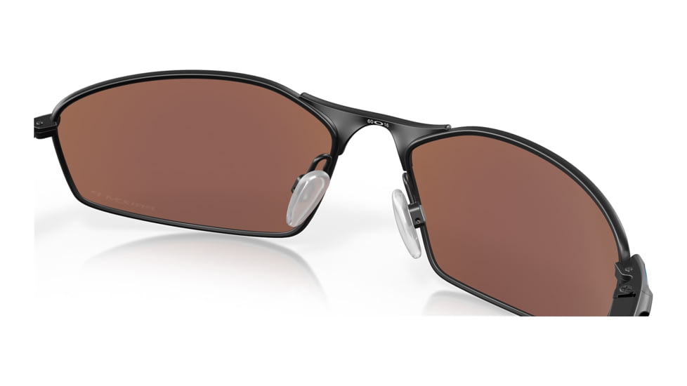 Oakley OO4141 Whisker Sunglasses - Mens, Satin Black Frame, Prizm Deep Water Polarized Lens, 60, OO4141-414111-60