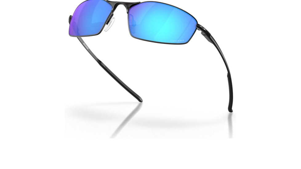 Oakley OO4141 Whisker Sunglasses - Mens, Satin Black Frame, Prizm Sapphire Lens, 60, OO4141-414114-60