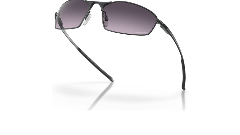 Oakley OO4141 Whisker Sunglasses - Mens, Satin Light Steel Frame, Prizm Grey Gradient Lens, 60, OO4141-414108-60