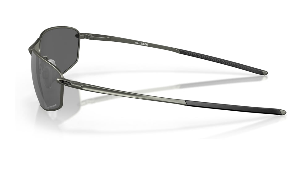 Oakley OO4141 Whisker Sunglasses - Mens, Satin Olive Frame, Prizm Black Lens, 60, OO4141-414112-60